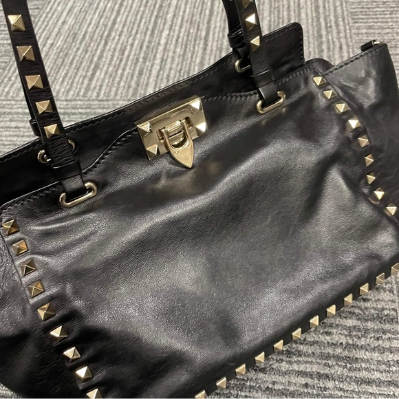 Valentino Garavani Handbags - New Valentino Garavani Medium Calfskin Rockstud Bag